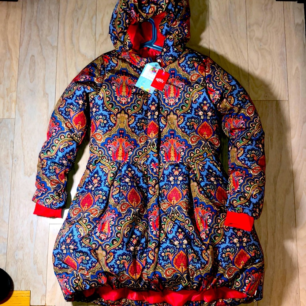 Oilily puffer coat size 12Y. New with tags.
